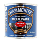 Hammerite Smooth Red Paint 250ml Tin Paint